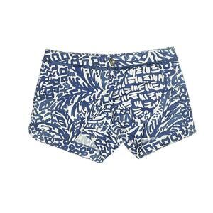 Lilly Pulitzer Printed Blue Vacation Shorts Size 2